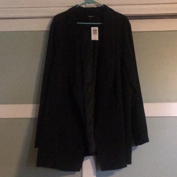 Torrid Studio Crepe Jersey Classic Shawl Collar Blazer - Picture 10 of 11